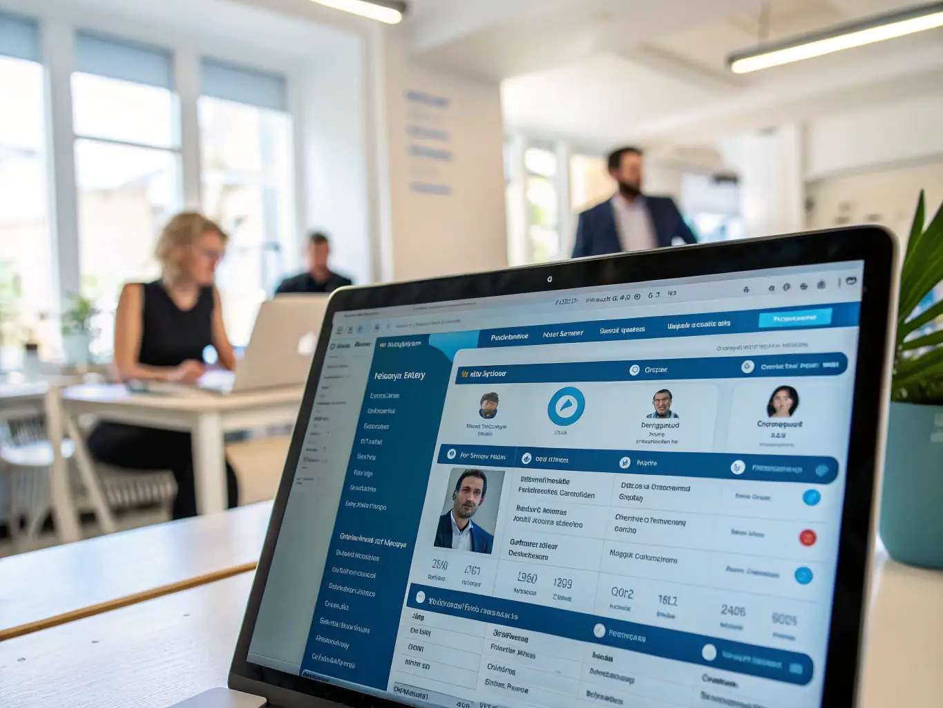 A clean and organized customer database interface within RoadSmartSystem, showcasing customer profiles with details like contact information, rental history, and payment methods, emphasizing ease of access and data management.